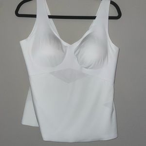 HoneyLove LiftWear tank in white, worn but great quality.